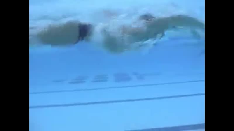 Kaio almeida butterfly (25m) underwater side view