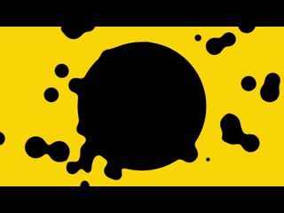 Капли черных чернил / drops of black ink