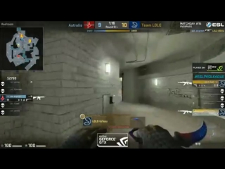 #dupreeh@goastralis 1v4 clutch vs ldlc