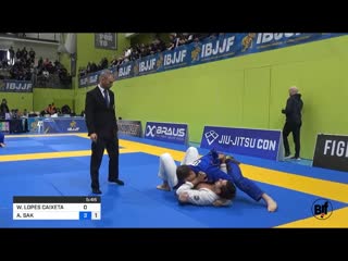 Aleksandr sak vs wesley lopes caixeta (с комментраиями) #bjf нашилюди #ibjjfeuro2020