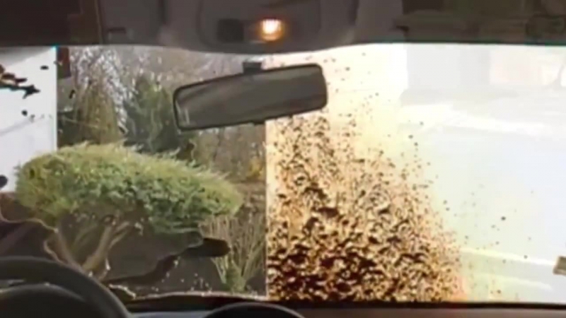 Nano reflector automobile