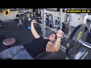 Jeff seid разминка перед жимом в gold's gym mp4
