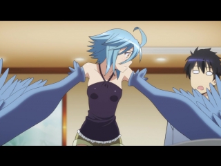 Monster musume no iru nichijou / повседневная жизнь с девушками монстрами 3 серия [озвучка (anidub)]
