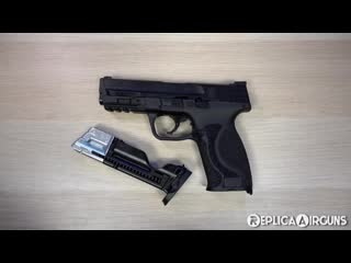 Umarex t4e s&w m&p9 m2 0 43 cal paintball pistol table top review