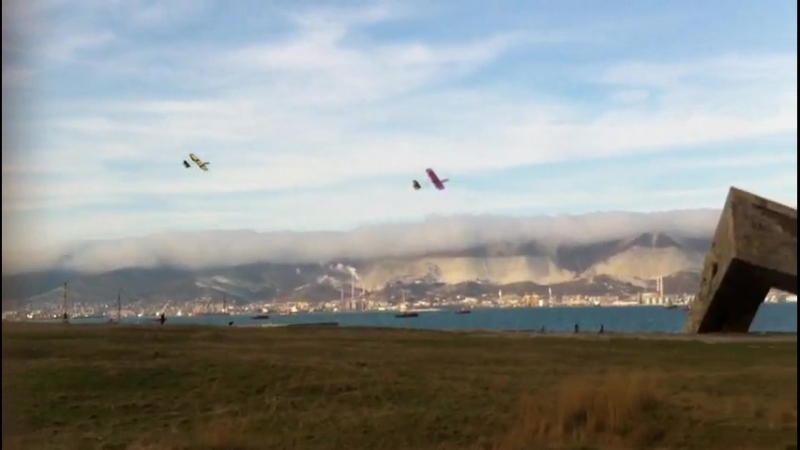 Парные полёты + касание + моркоа