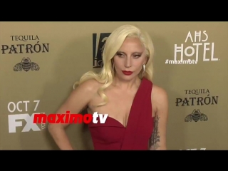 Lady gaga прибывает на премьеру сериала "американская история ужасов отель" в лос анджелесе, 3/10/15