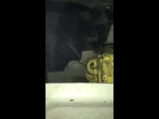 Танкист взял жену на работу