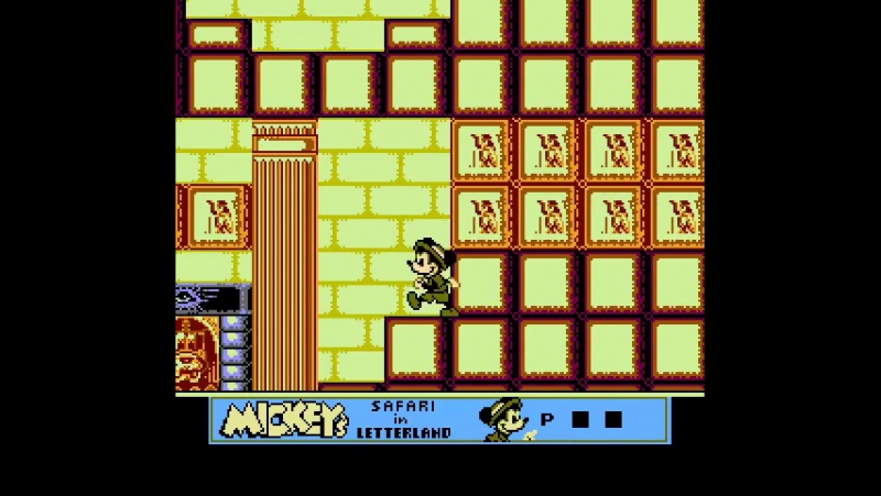 Nes longplay [653] mickey"s safari in letterland