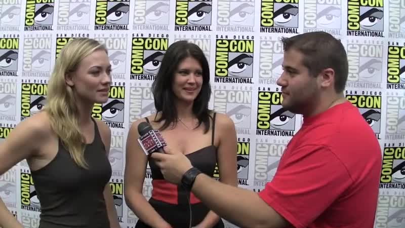 2009 yvonne strahovski and sarah lancaster of chuck