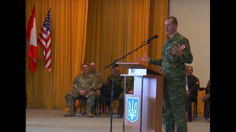 Пройшла церемонія зміни командування тренувальної місії збройних сил канади в україні