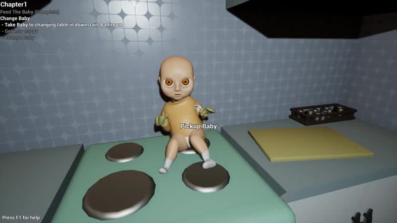 Выбросил адского малыша из окна ! the baby in yellow