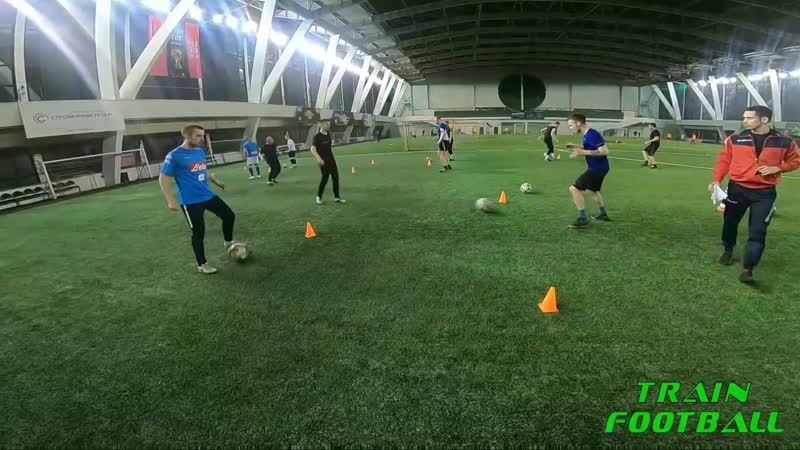 Отработка короткого паса