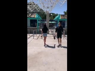 Fridayfun w friends at @sixflags! shenanigans @lukebaines gigizumbado @scullynjames carmelazumbado rocking the superherocapes