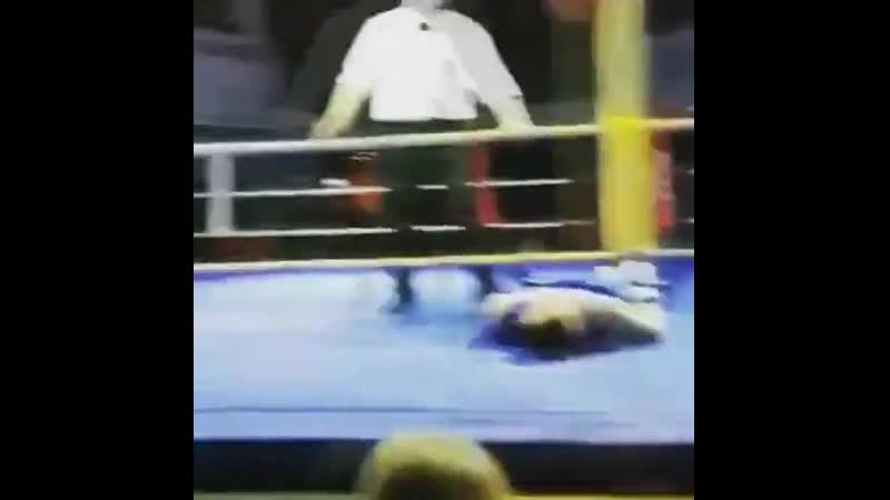 Отправил в глубокий нокаут любительский бокс