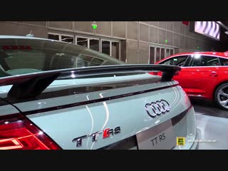 2019 audi tt rs exterior and interior walkaround 2018 la auto show