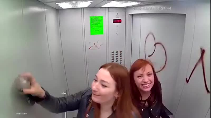 В оренбурге дознаватель полиции и секретарь суда разрисовали лифт