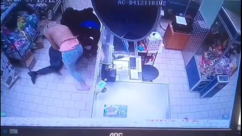 Охранник хотел предотвратить кражу