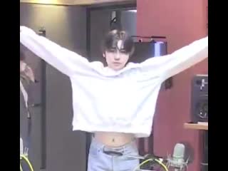 Seongmin`s tummy omg he's so cute baby