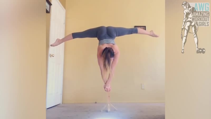 Sls crazy strength flexibility girl leslie munoz fitness motivation 2017