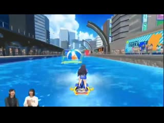 Kandagawa jet girls by senran kagura creator first ps4 gameplay racing part 1