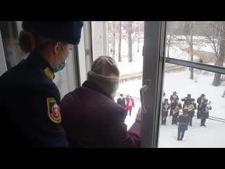 Спецназовцы цво поздравили участниц великой отечественной войны с наступающим 8 марта