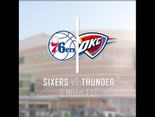 Sixers vs tunder