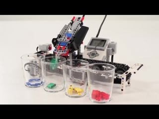Lego mindstorms education core set model color sorter