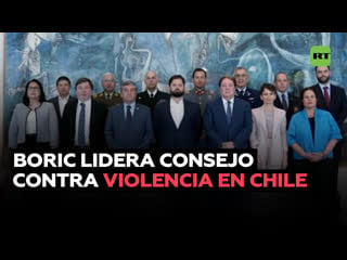 Boric lideró el consejo de seguridad nacional para abordar la ola de violencia que azota a chile