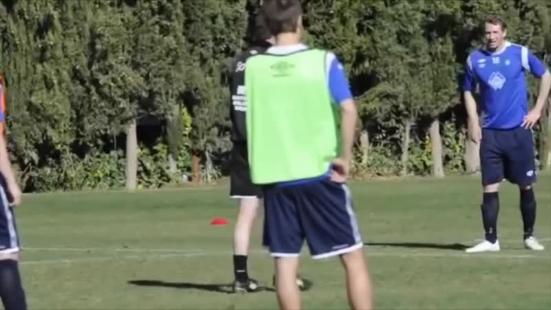 Ole gunnar solskjaer training with molde fk
