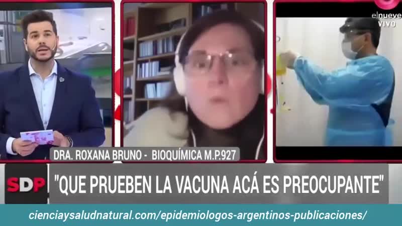 Otra doctora valiente, roxana bruno, ante la farsa descarga y comparte