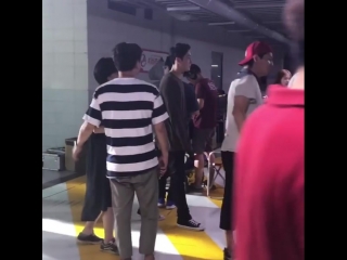 Terius behind me / making