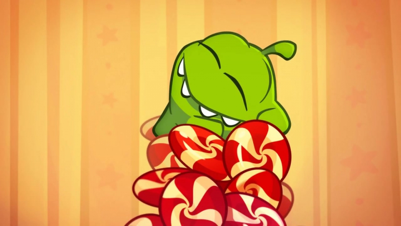 Om nom(амням) unexpected adventure (episode 21, cut the rope 2)