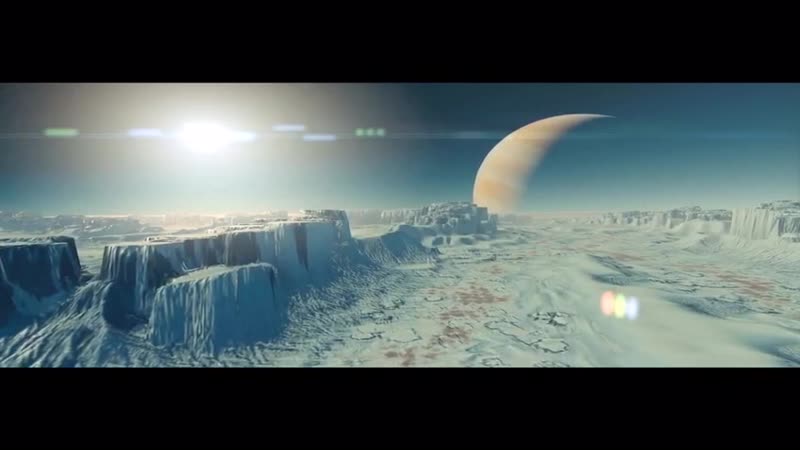 Анімація поверхні супутника юпітера європи