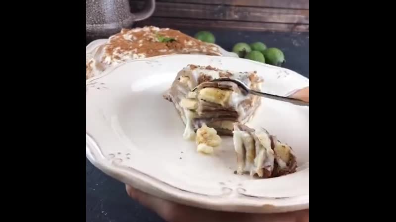 Легкий блинный тортик