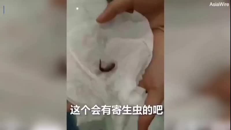 Работников фирмы в китае заставили съесть червей в качестве наказания