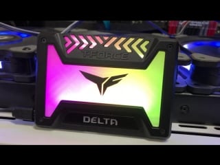 Teamgroup t force delta rgb демонстрация подсветки