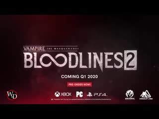 Vampire the masquerade bloodlines 2 announcement trailer (esrb)