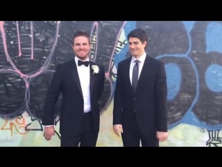 Stephen amell and brandon routh