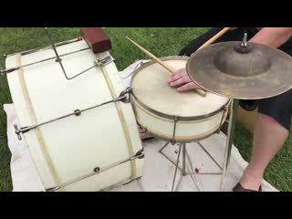 Leedy 1920s trap set demo