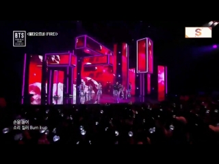 180524 bts (방탄소년단) fire (불타오르네) @ bts comeback show ¦ highlight reel