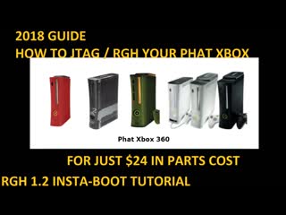 2018 complete guide to rgh not jtag your fat phat xbox 360 for mod menus and emu