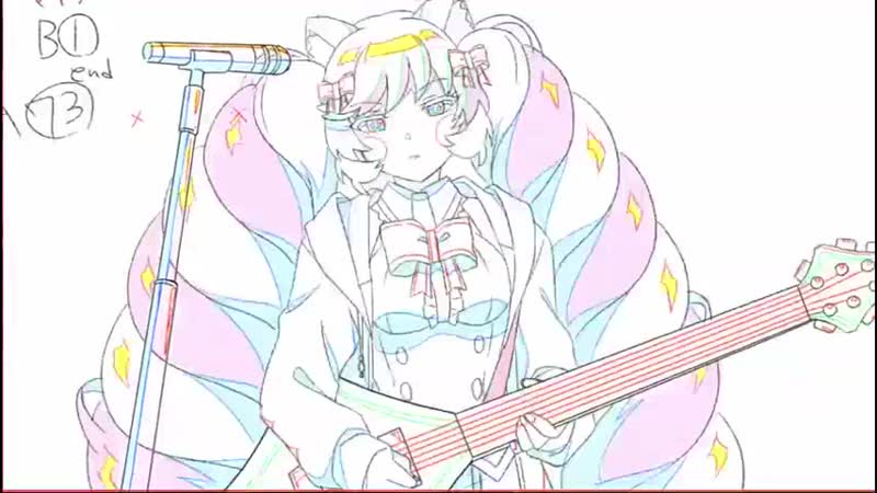 Sakuga show by rock!! rie ishige