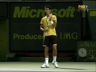 Novak djokovic vs rafael nadal (2007 sony ericsson open quarterfinal)