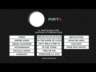 1 demifinale del festival di verona 2018