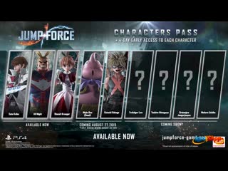 Jump force gamescom 2019 bakugo and majin buu (good) dlc trailer