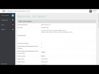 Webex site admin user accounts overview (wbs30)