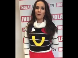 Natalia oreiro saluda a hola usa