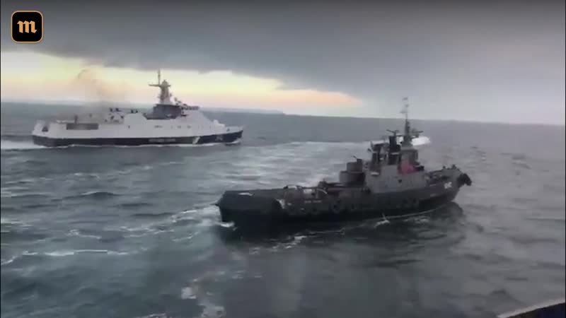 Корабль вмф россии протаранил украинский буксир