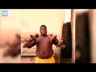 No excuses real african gym muscle madness