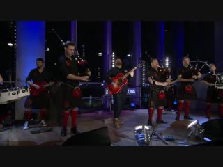 So the red hot chilli pipers lads and i have released the bagpipe version of #leavealighton…